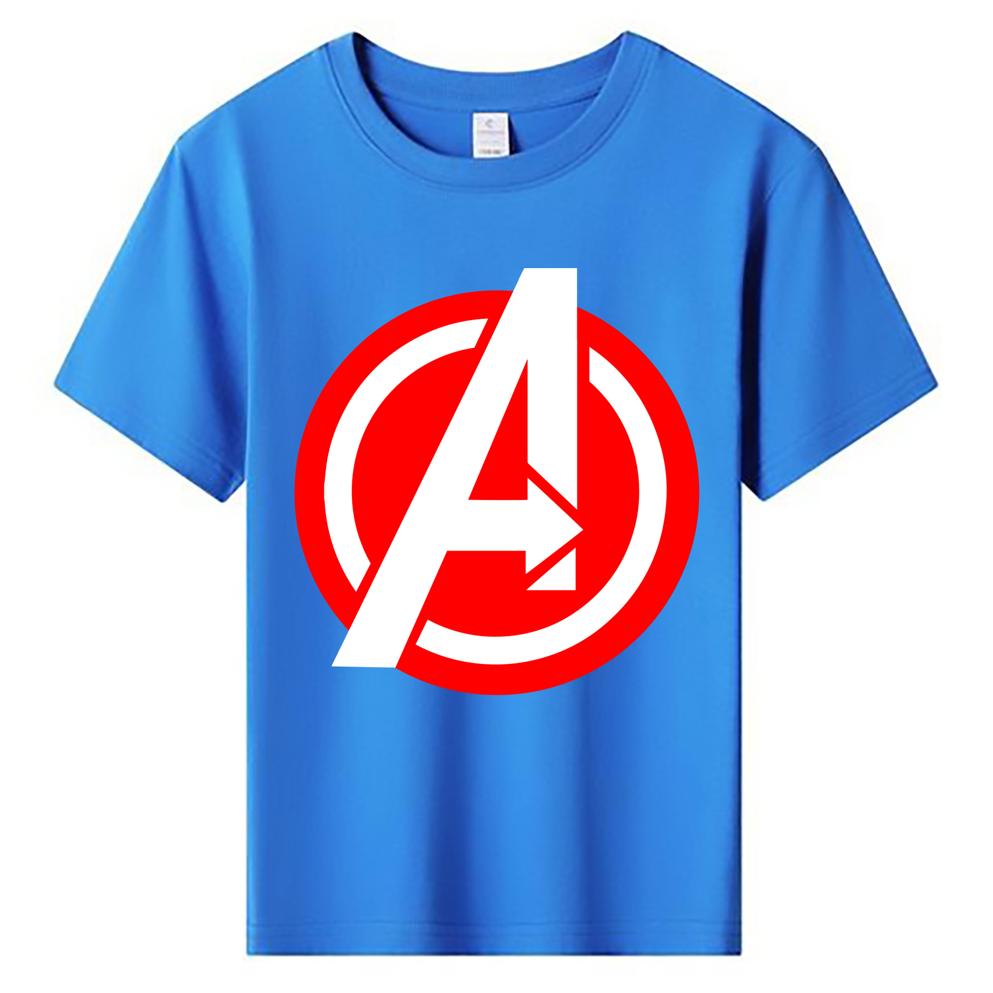 （画像用） アベンジャーズ The Avengers 綿100％キッズTシャツ（フロントプリント）